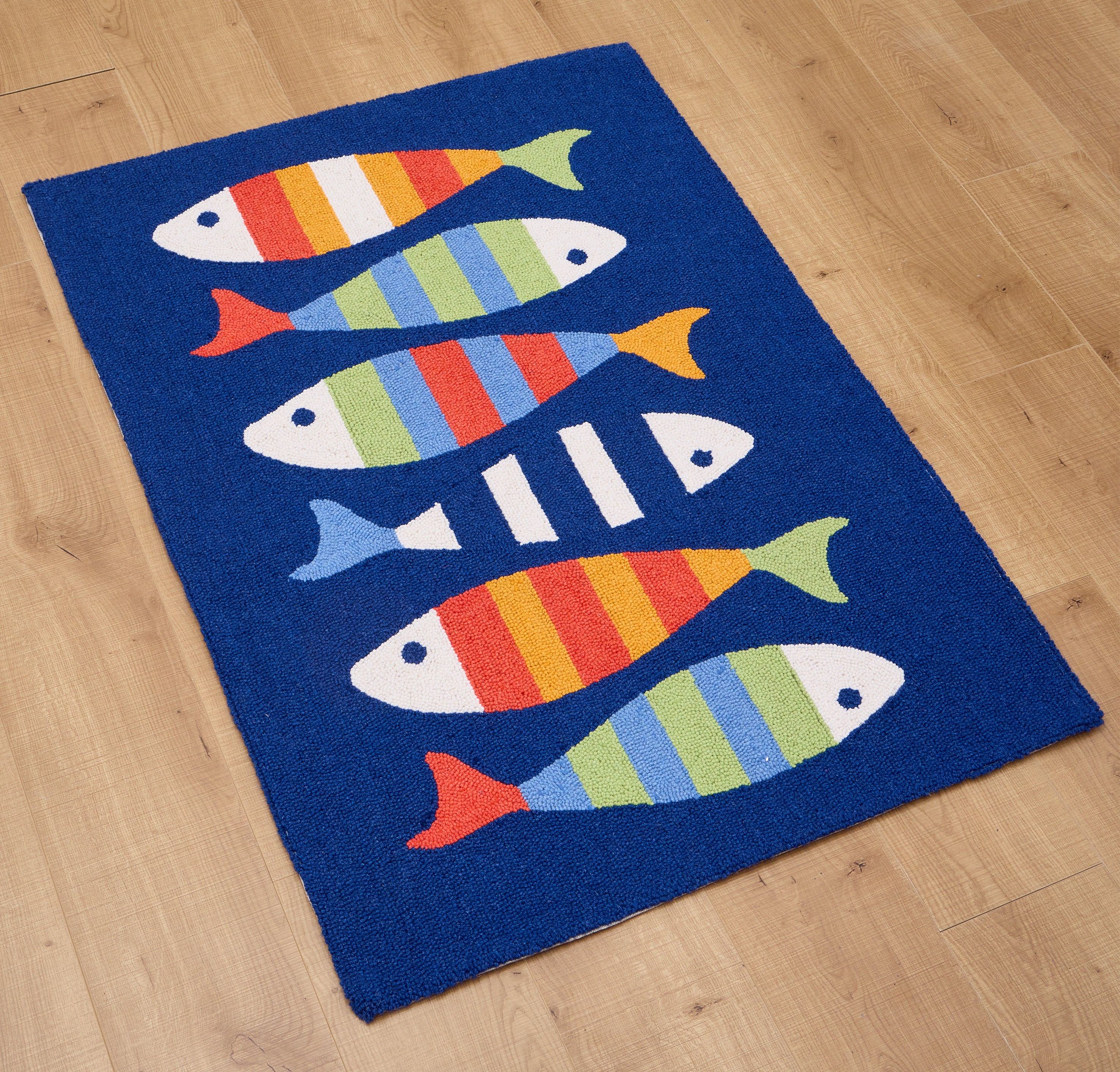 Bluefin Picket Hook Rug