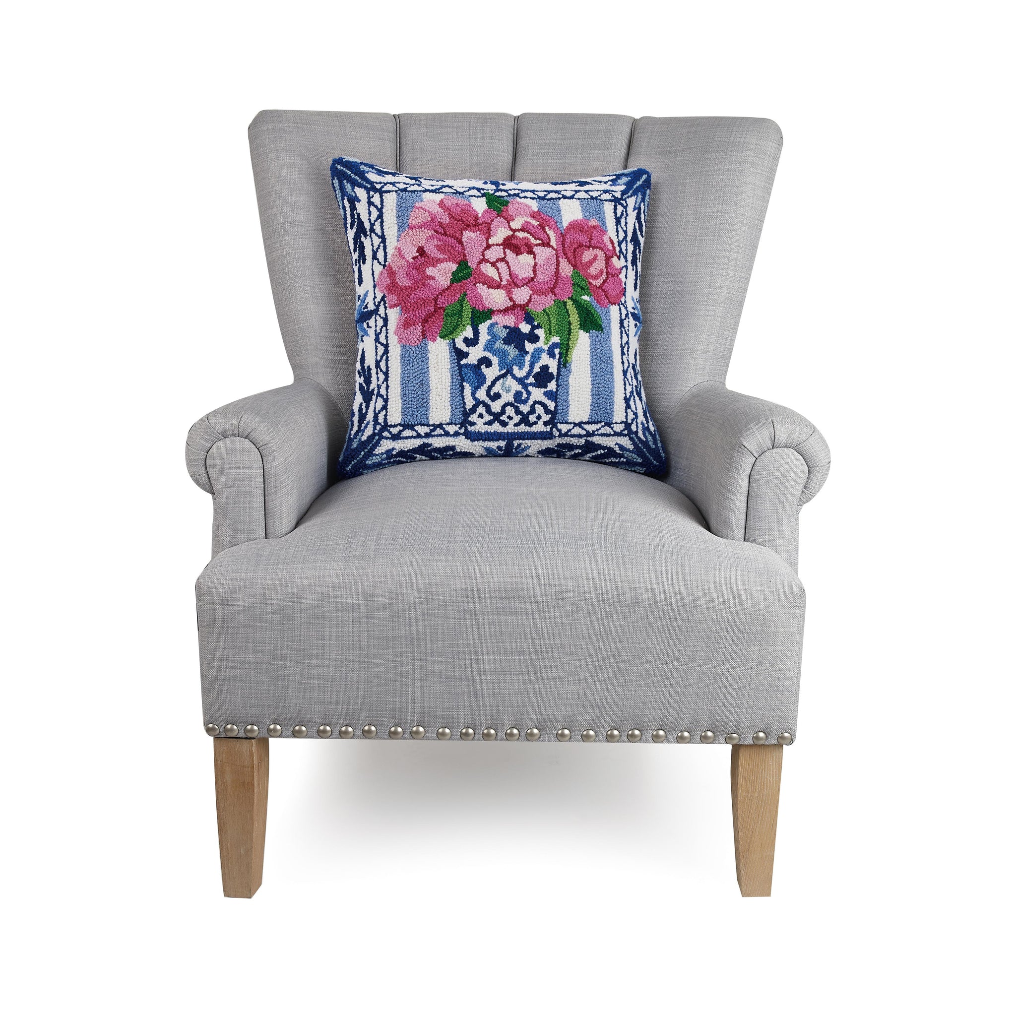 Pink Pretty Petals Hook Pillow