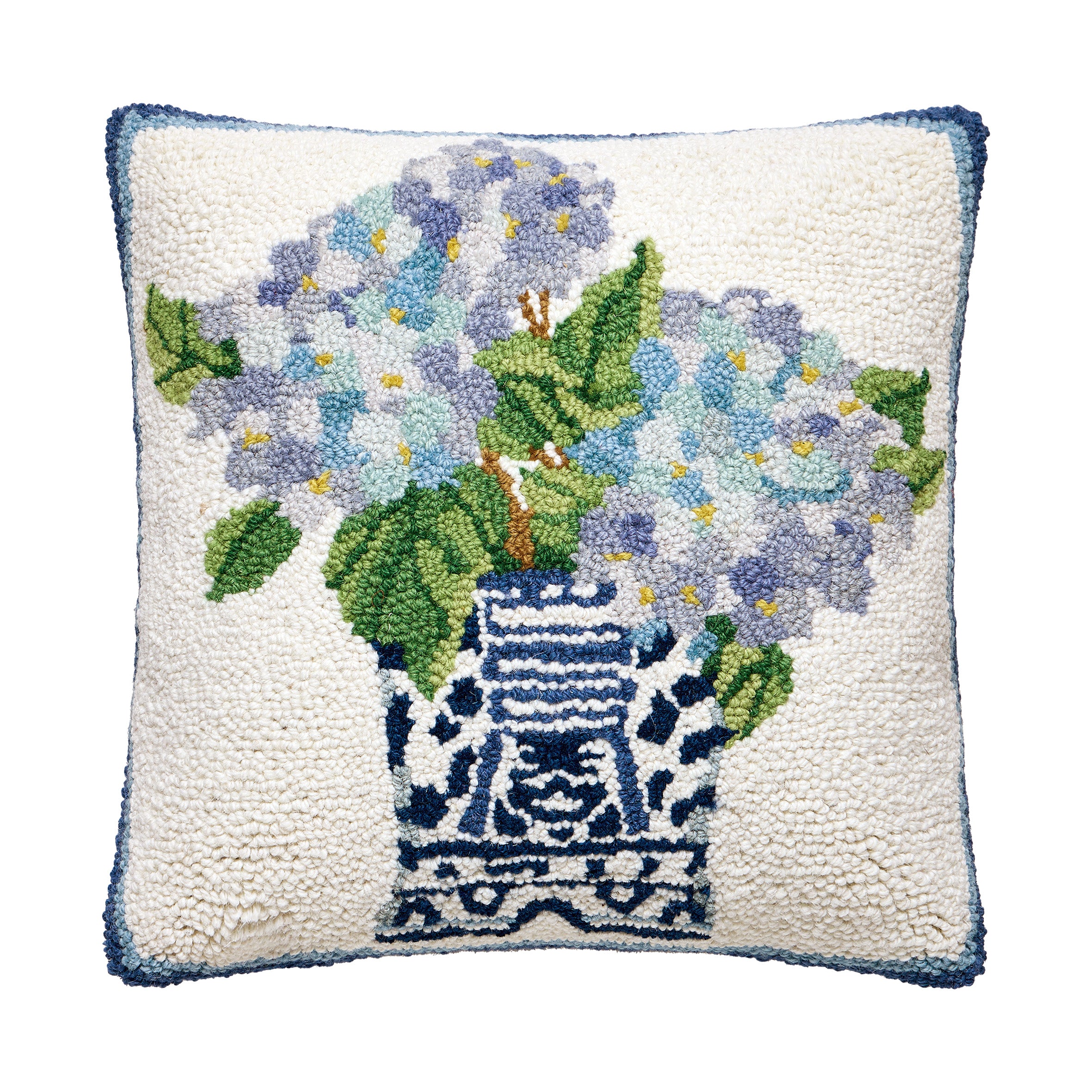 Blue Rhapsody in Chinoiserie Vase Hook Pillow