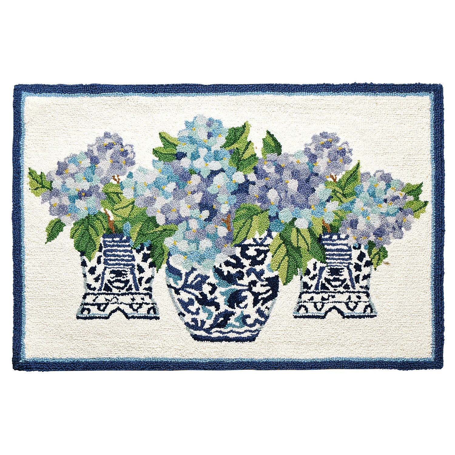 Blue Rhapsody Hook Rug