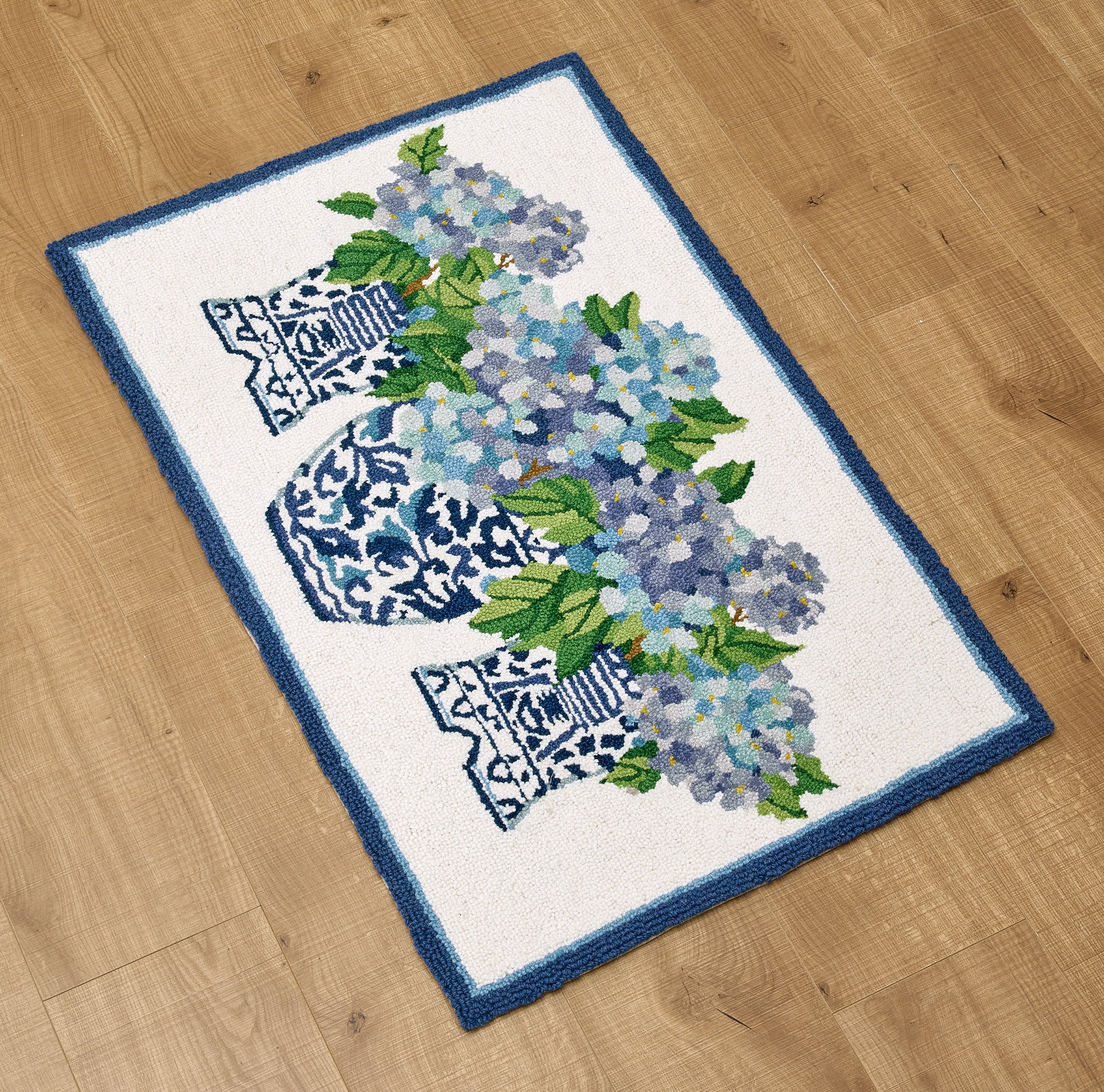 Blue Rhapsody Hook Rug