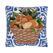Basket of Mediterranean Oranges Hook Pillow