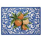 Mediterranean Oranges Hook Rug