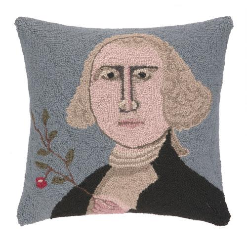 George Washington Poly Filled Hook Pillow