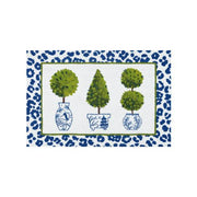 Leopard Print Topiary Hook Rug