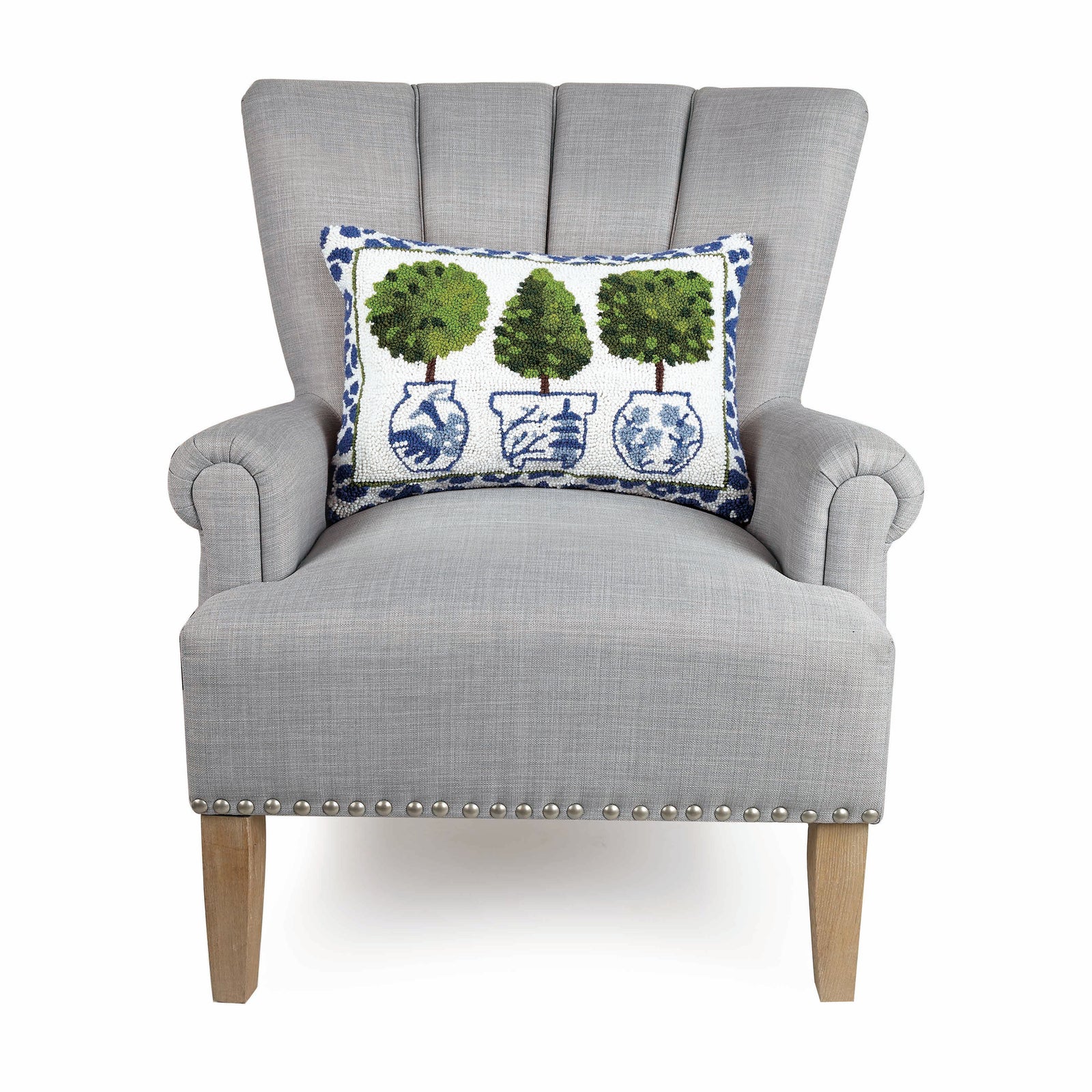 Leopard Print Topiary Hook Pillow