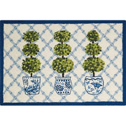 Verdant Topiary Hook Rug