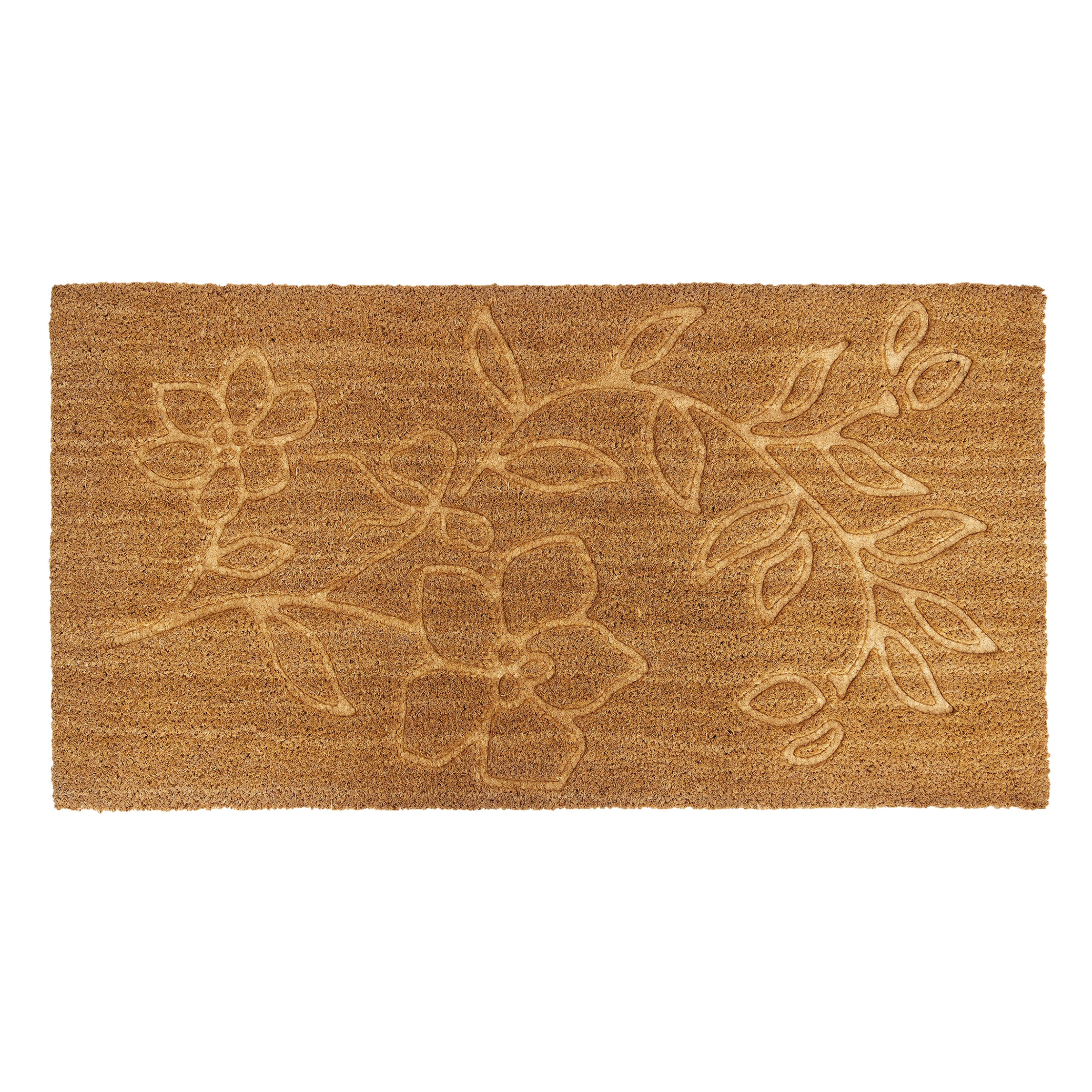 Floral Coir Doormat