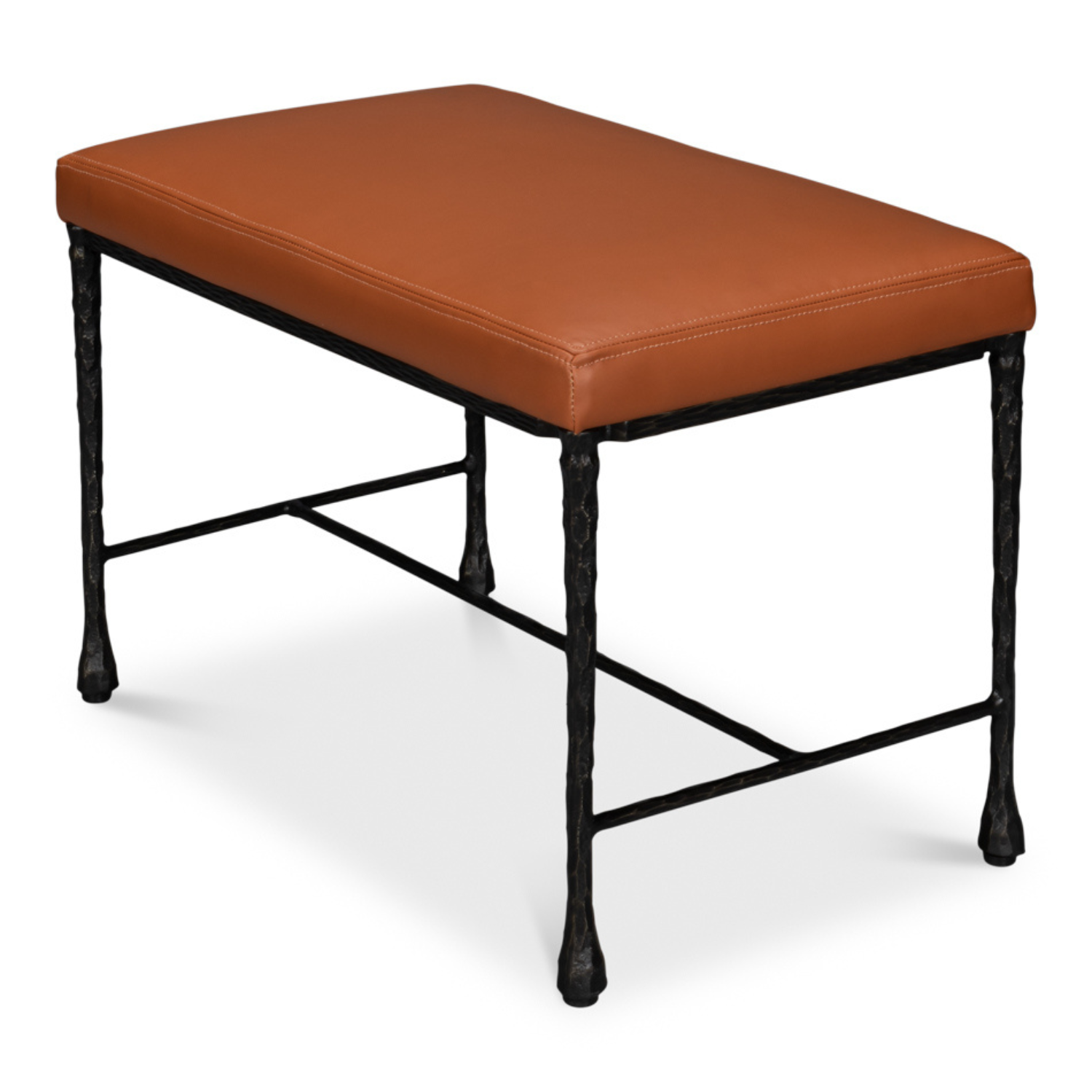 Kings Road Leather Bench