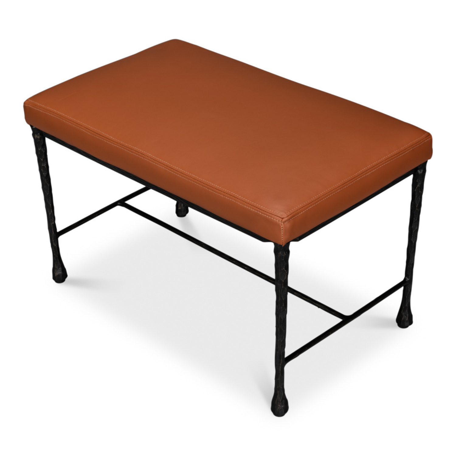 Kings Road Leather Bench