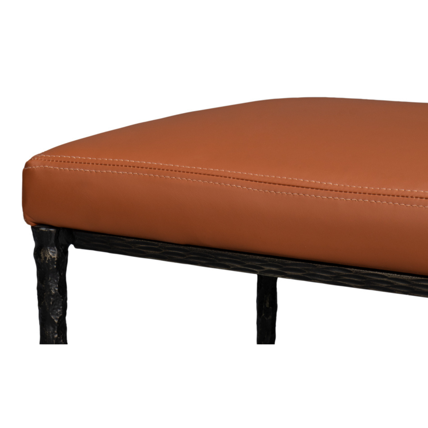 Kings Road Leather Bench