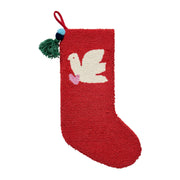 Cozy Dove w/ Tassel Hook Stocking