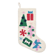 Cozy Tree Presents Hook Stocking