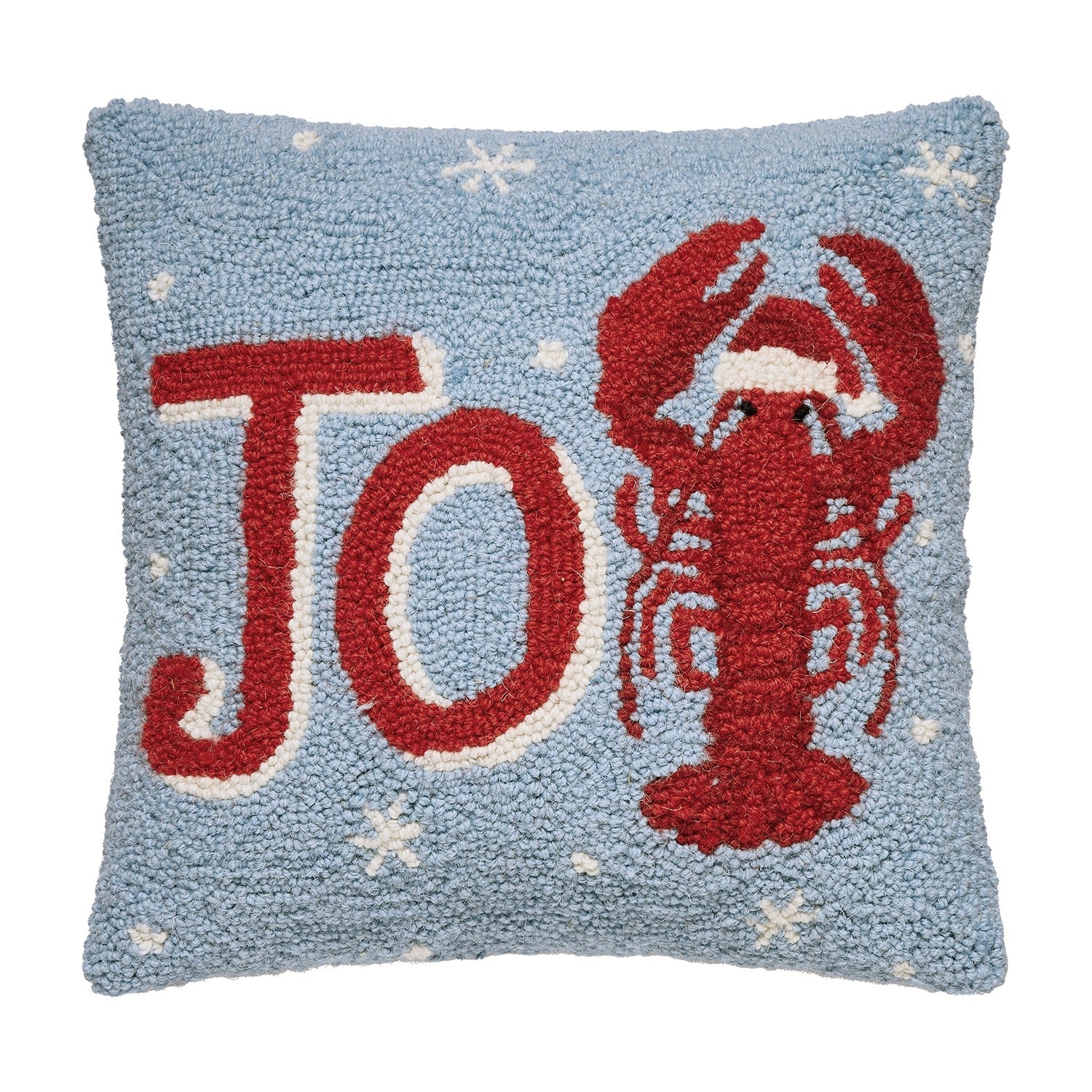 Joy Lobster Poly Filled Hook Pillow
