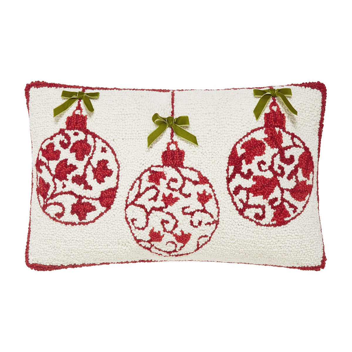 Chinoiserie Ornaments with Bow Hook Lumbar Pillow
