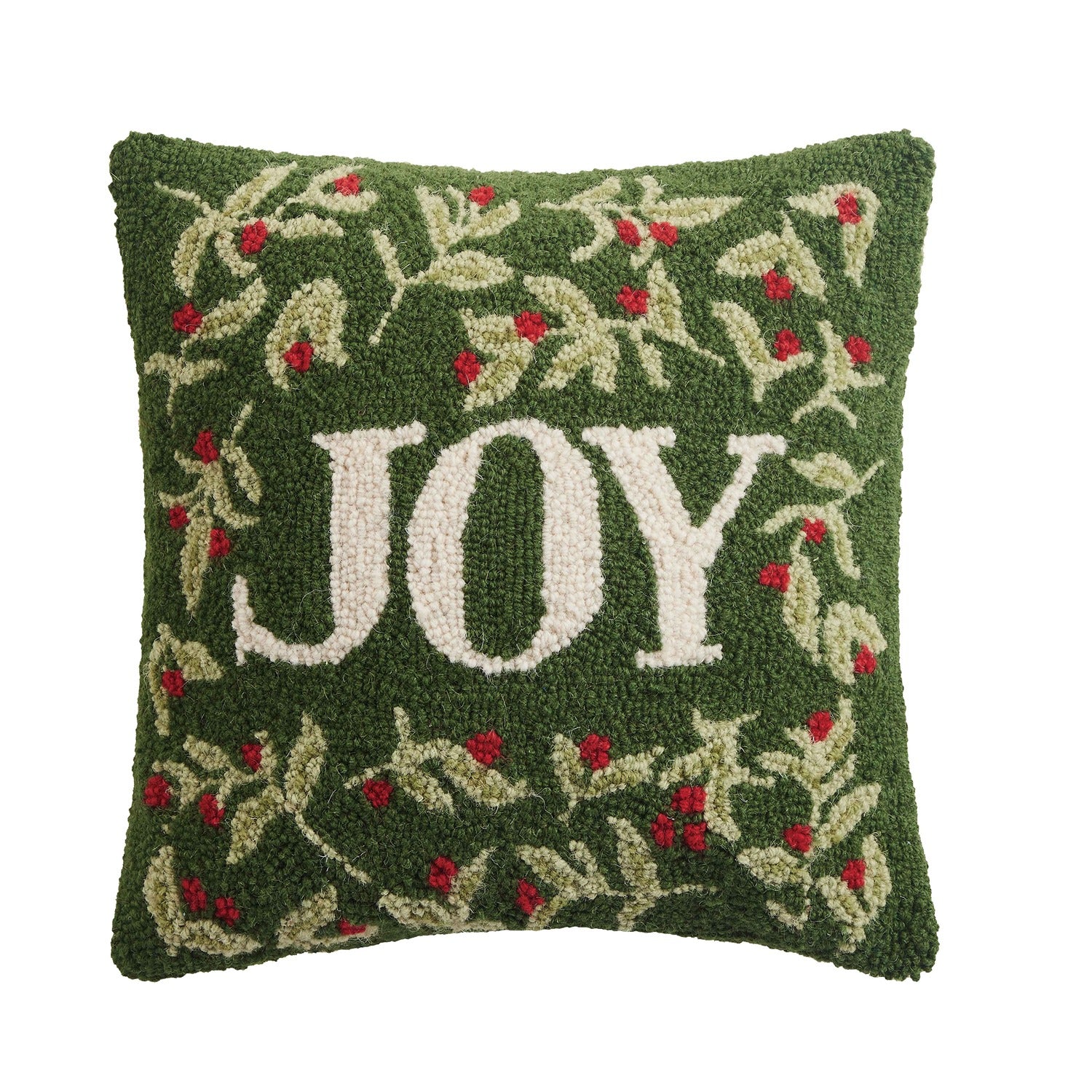 Holiday Evergreen Joy Hook Pillow