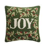 Holiday Evergreen Joy Hook Pillow