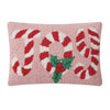 Candy Cane Joy Hook Pillow - Set of 3