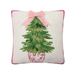 Chinoiserie Tree w/ Real Ribbon Hook Pillow
