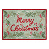 Festive Greenery X-mas Hook Rug