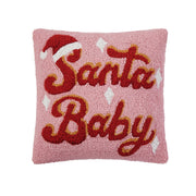Pink Santa Baby Hook Pillow