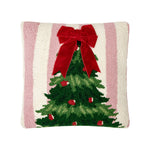 Stripe Tree w/ Real Ribbon Hook Pillow