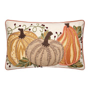 Harvest Pumpkin Trio EMB Pillow