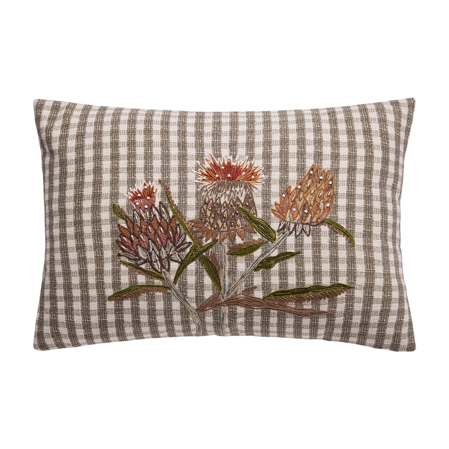 Floral Harvest EMB Pillow