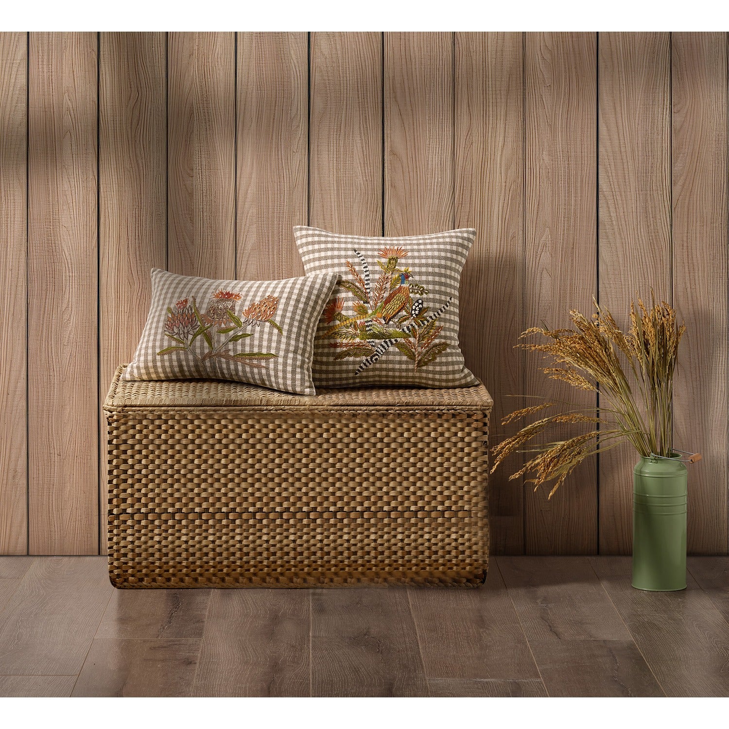 Floral Harvest EMB Pillow