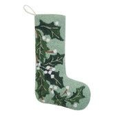 Wintergreen Holly Hook Stocking