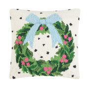 Enchanted Holiday Wreath Hook Pillow
