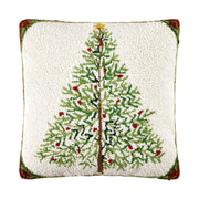 Holiday Pine Tree Hook Pillow