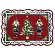 Nutcrackers and Tree Hook Rug