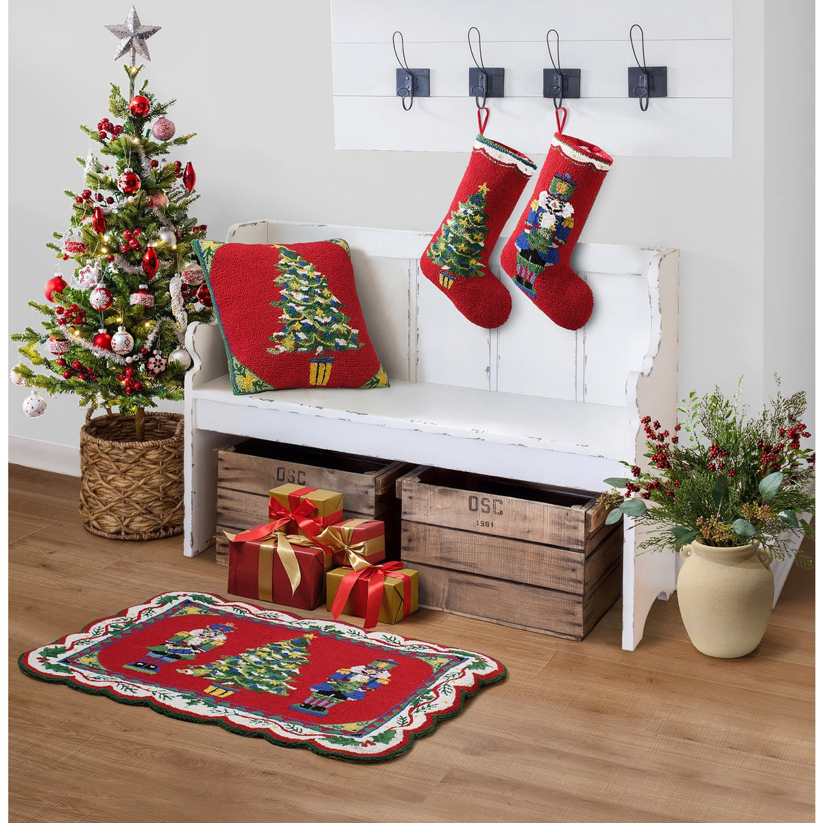 Christmas Tree Hook Stocking