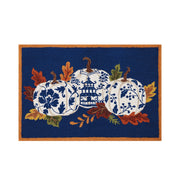 Royal Chinoiserie Pumpkin Hook Rug