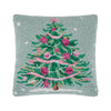 Pink & Green Christmas Tree Hook Pillow