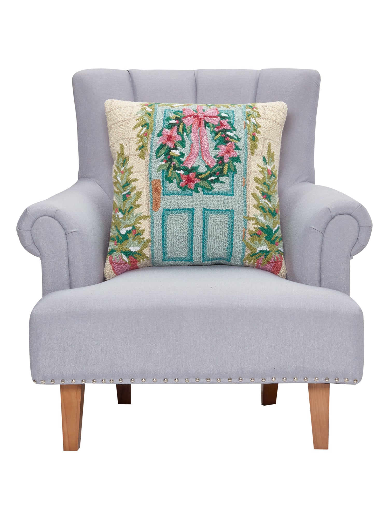 Holiday Front Porch Hook Pillow