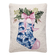 Dreamy Stocking w/ Bow Hook Pillow