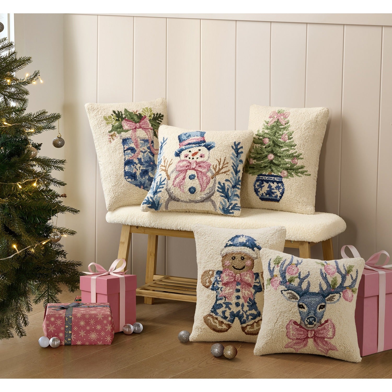 Dreamy Snowman Hook Pillow