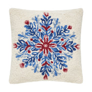 Festive Chinoiserie Snowflake Hook Pillow