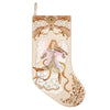 Angel w/ Violin Needlepoint Embroidered Stocking