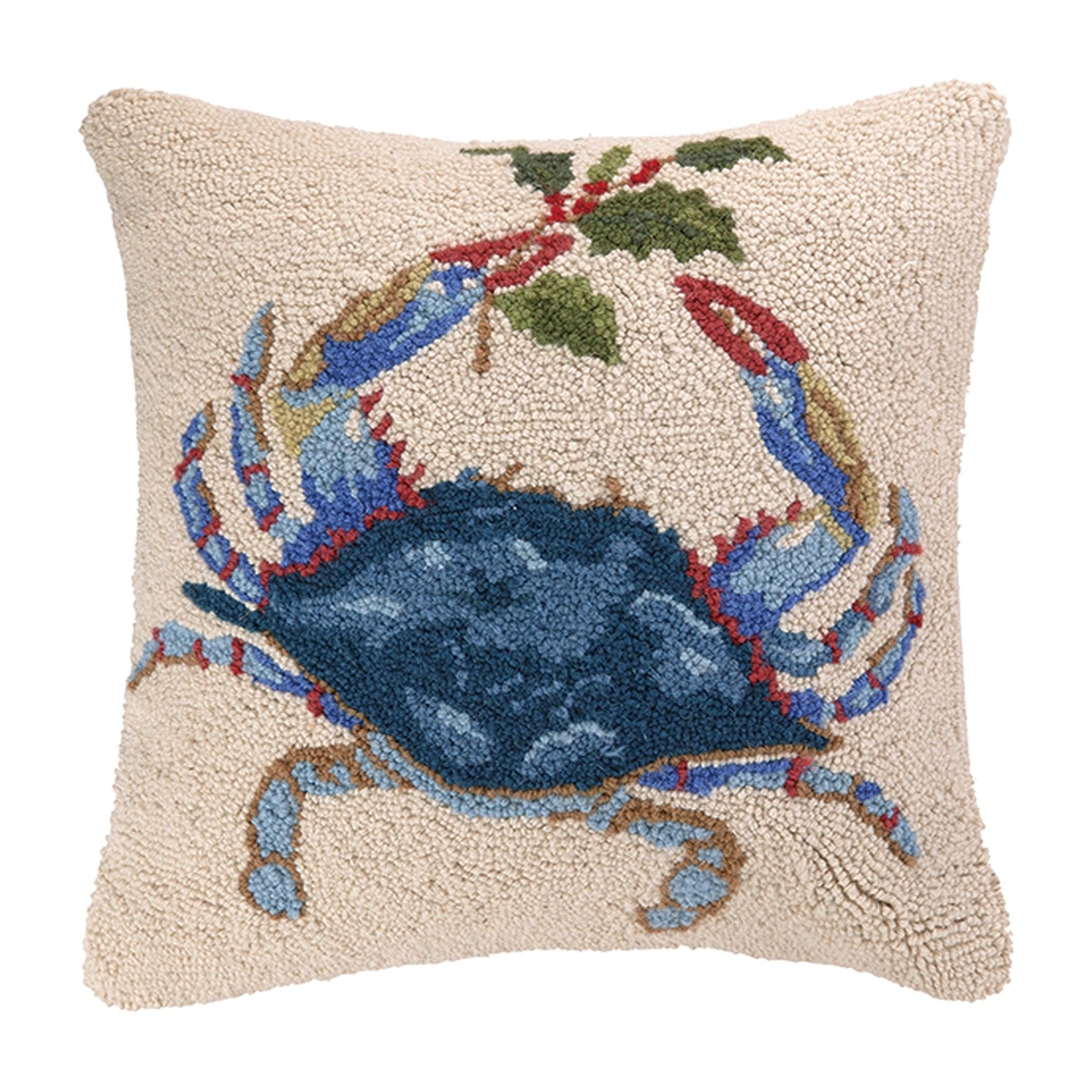 X-mas Blue Crab Hook Pillow