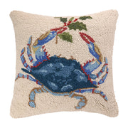 X-mas Blue Crab Hook Pillow