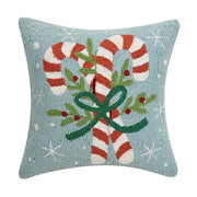 Jolly Candy Canes Hook Pillow