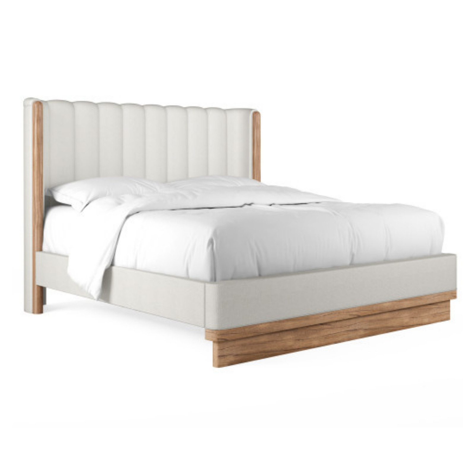 Portico Queen Upholstered Shelter Bed