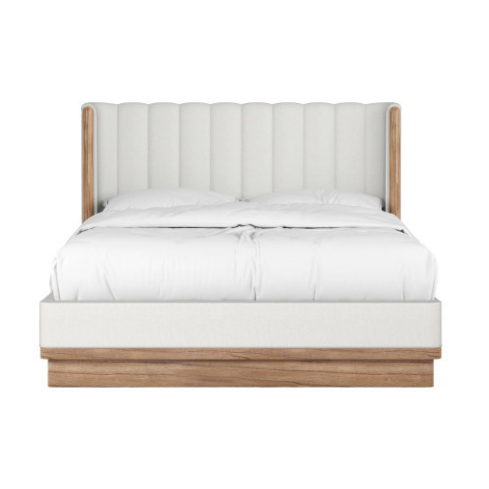 Portico Queen Upholstered Shelter Bed
