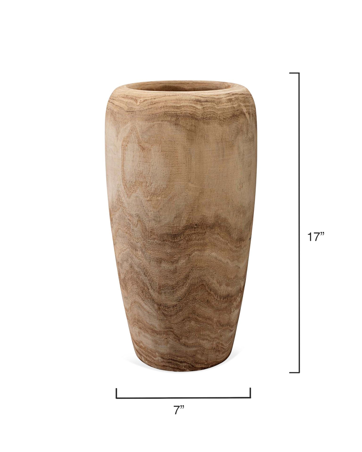 Ojai Wooden Vase