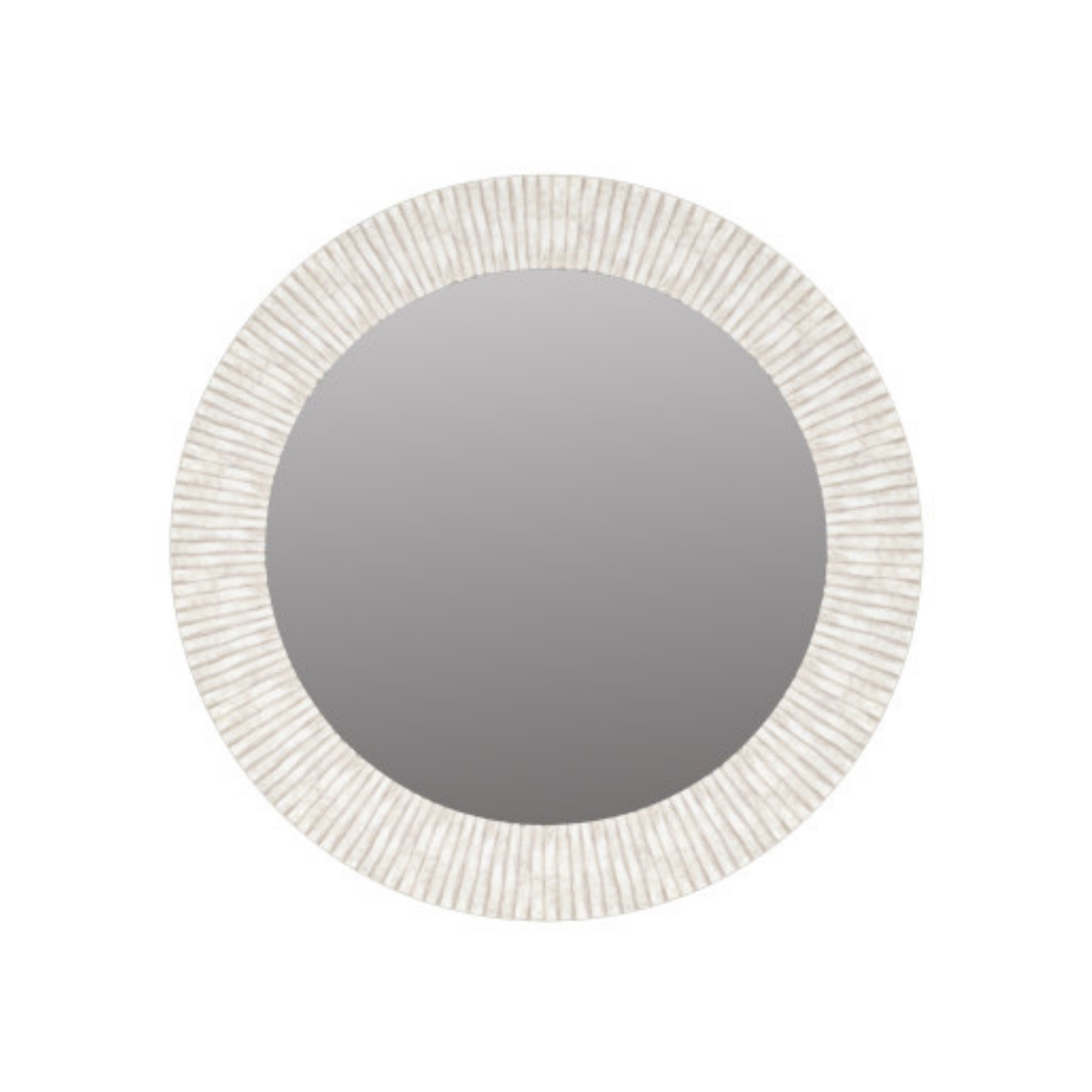 Ashlar Round Mirror