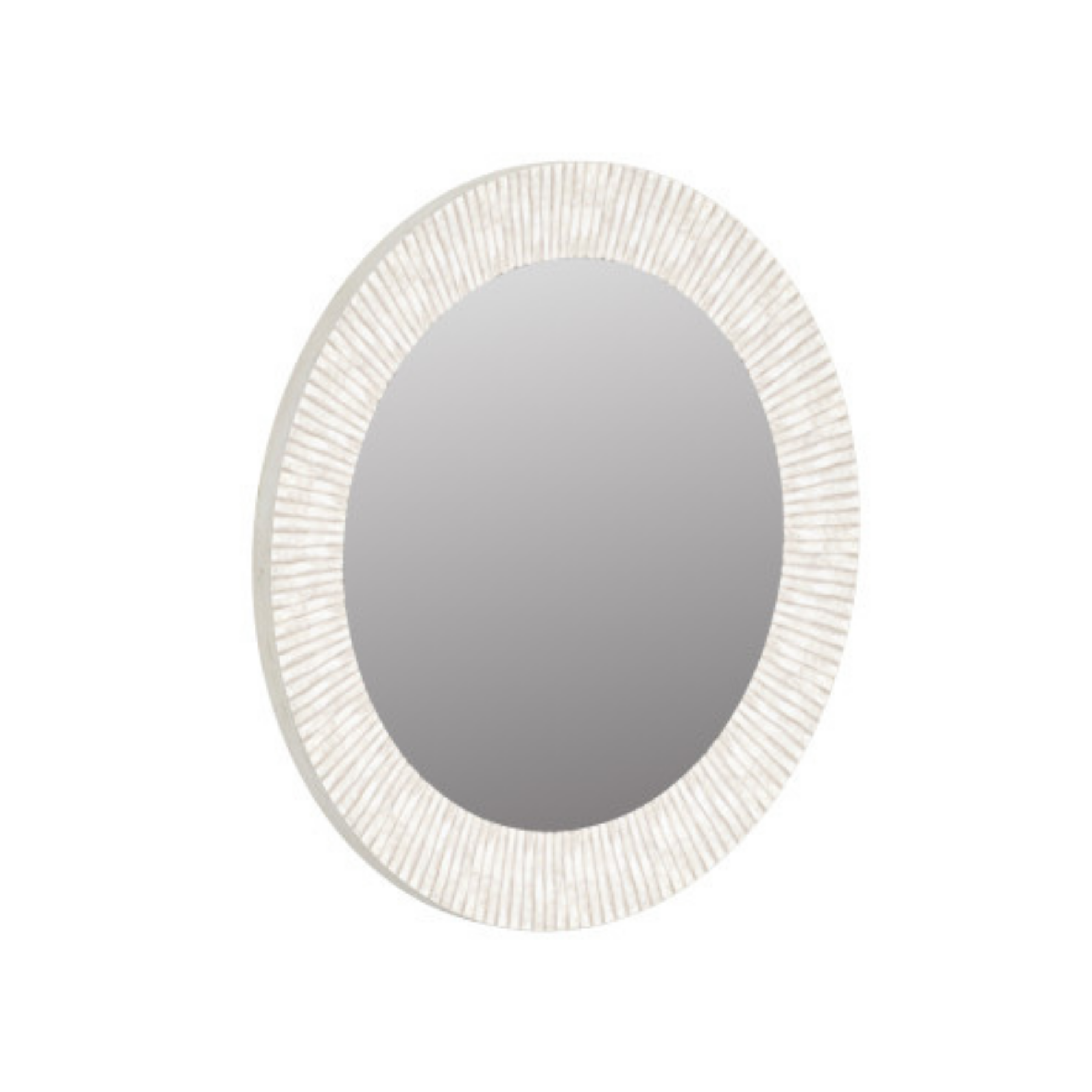 Ashlar Round Mirror