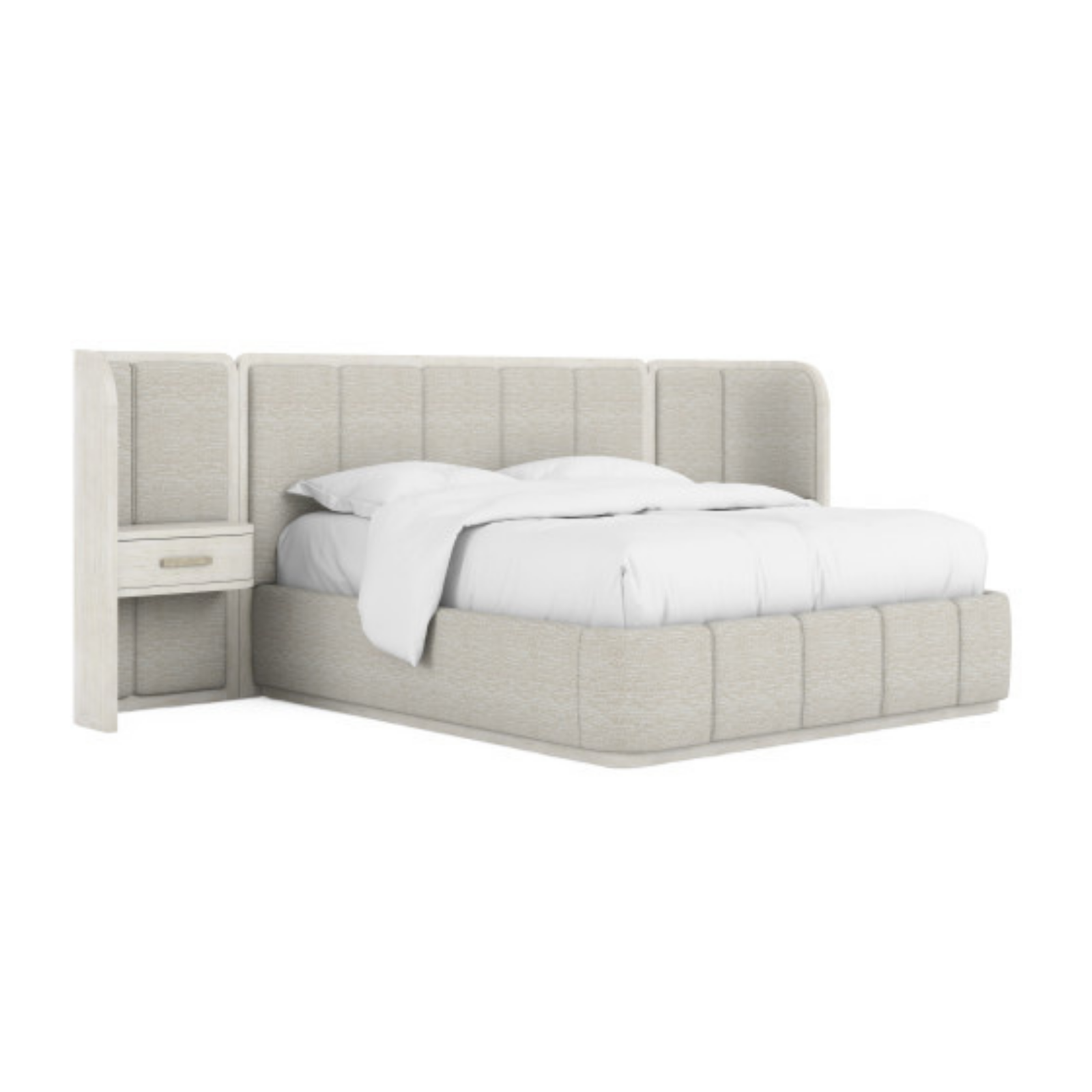 Ashlar Queen Upholstered Wall Panel Bed